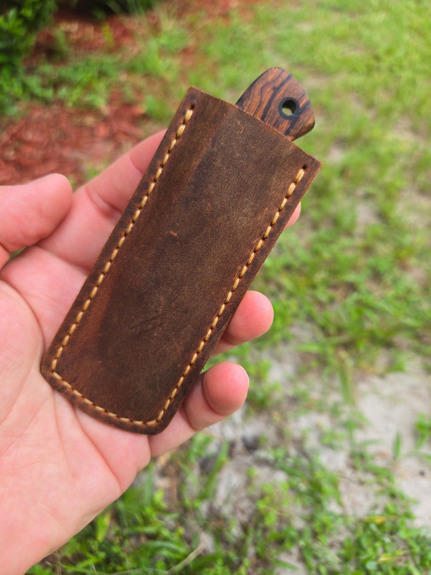 Chickadee EDC w/ leather sheath